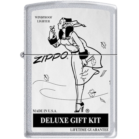 Zippo 2024 Zippo Custom 205 Satin-Windy Deluxe Gift Box ZIP-207CI009789